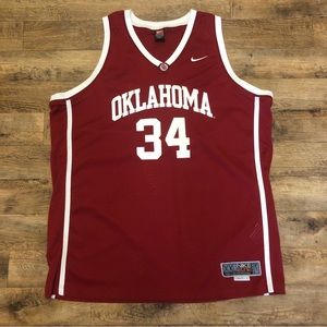 Oklahoma basketball #34 jersey OU Sooners xxl +2 length